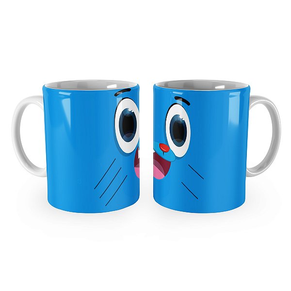 Caneca Gumball Rosto