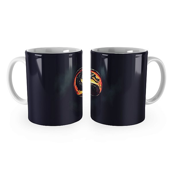 Caneca Mortal Kombat Logo