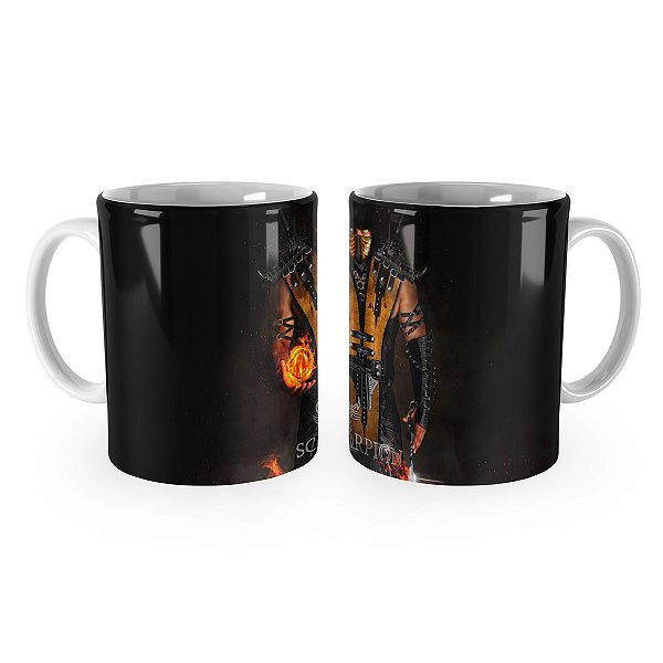 Caneca Mortal Kombat Scorpion Mod 2
