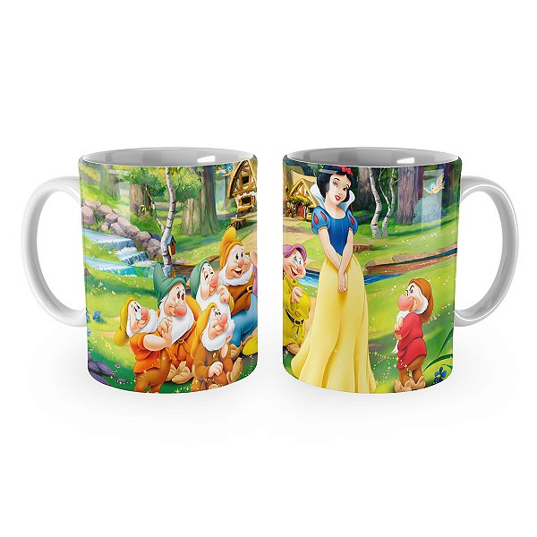 Caneca Branca de Neve e Os Sete Anões