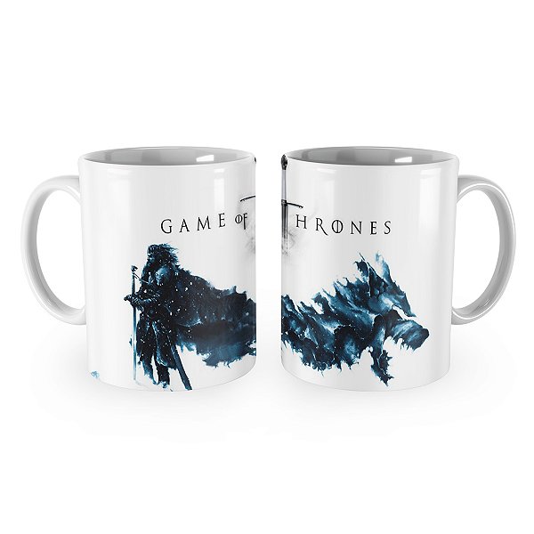 Caneca Game Of Thrones Ned Stark Ghost