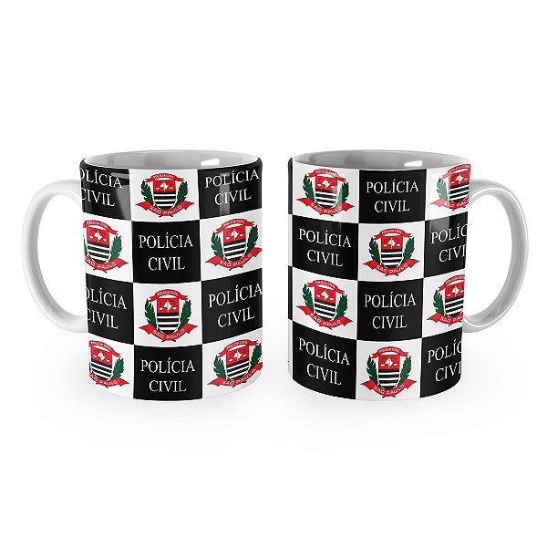 Caneca Polícia Civil São Paulo PC SP