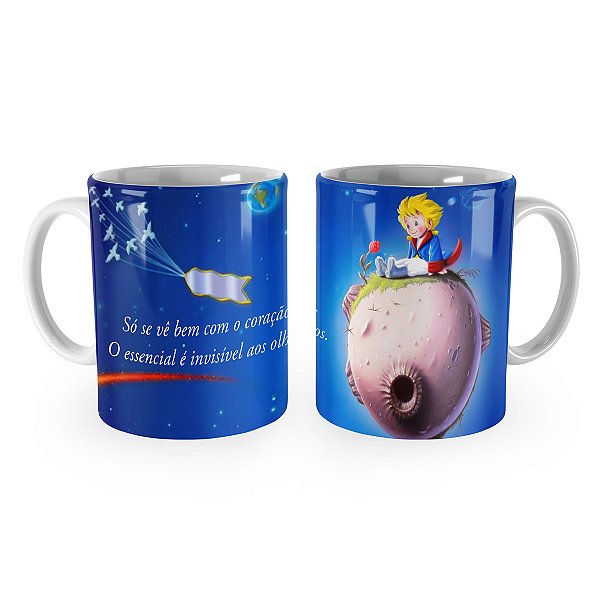 Caneca Pequeno Príncipe Só se vê bem