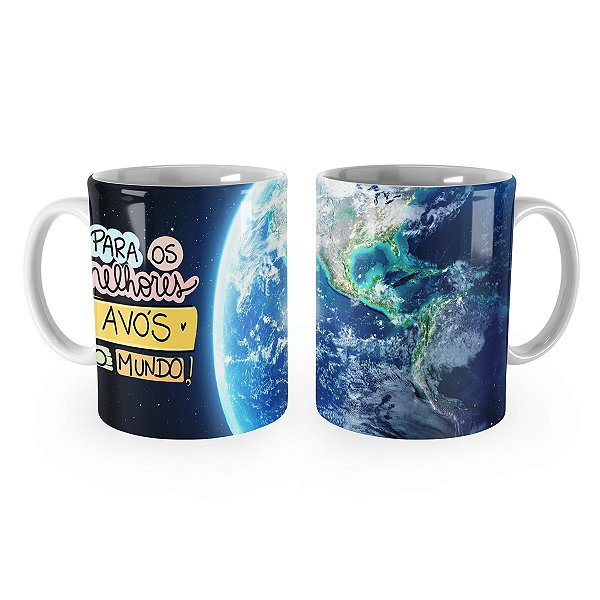Caneca Presente Melhores Avós do Mundo
