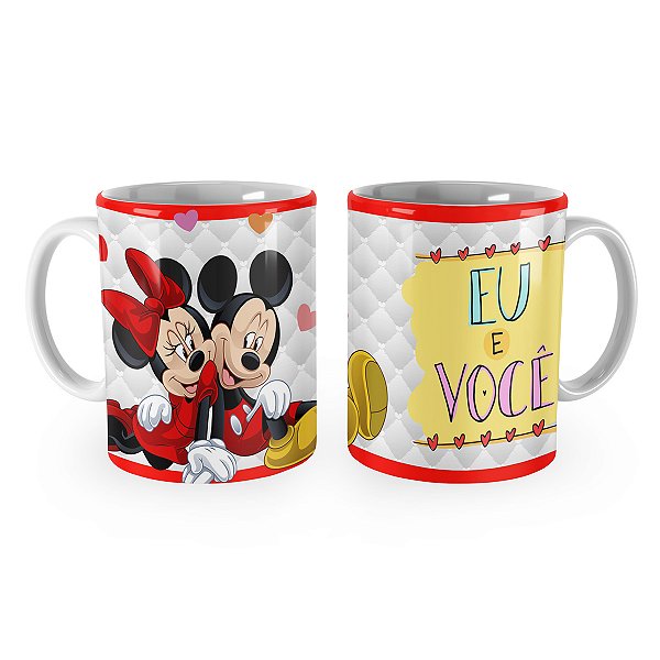 Caneca Mickey Minnie Eu e Você