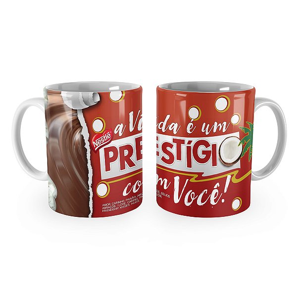 Caneca Páscoa Chocolate Prestígio Com Você