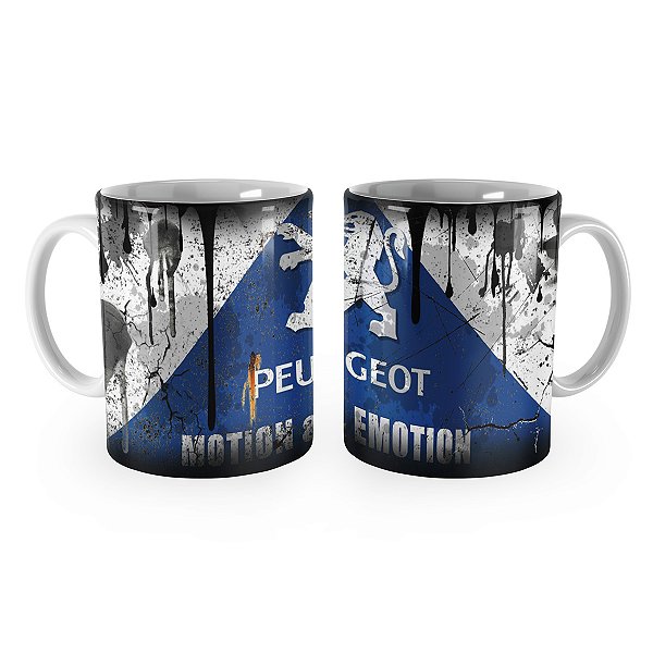 Caneca Peugeot Lata de Óleo