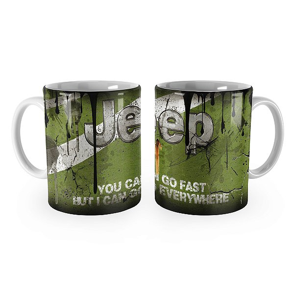 Caneca Jeep Lata de Óleo