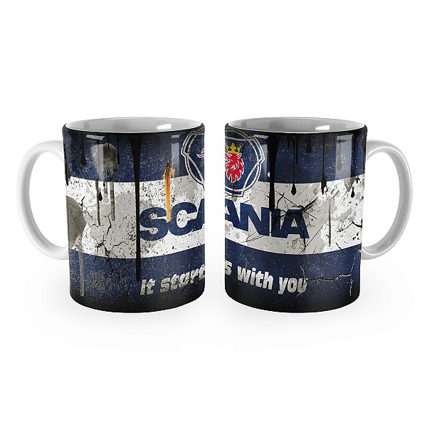 Caneca Scania Lata de Óleo