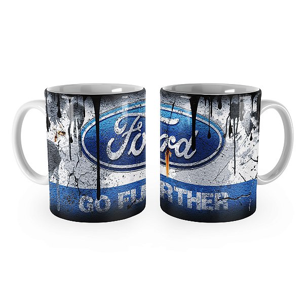 Caneca Ford Lata de Óleo