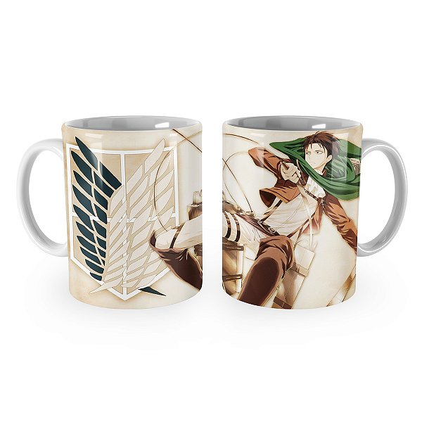 Caneca Attack on Titan Levi