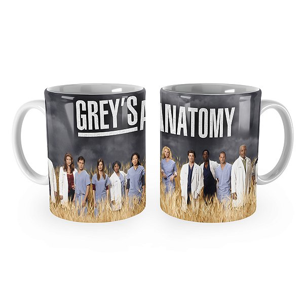 Caneca Greys Anatomy Personagens Mod 3
