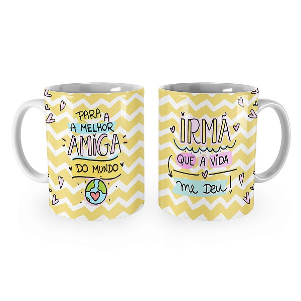 Caneca Presente Melhor Amiga Mod 18
