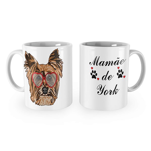 Caneca Yorkshire Cachorro Pet Mod 7