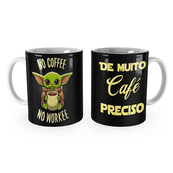 Caneca Star Wars Yoda Baby de Muito Café Preciso