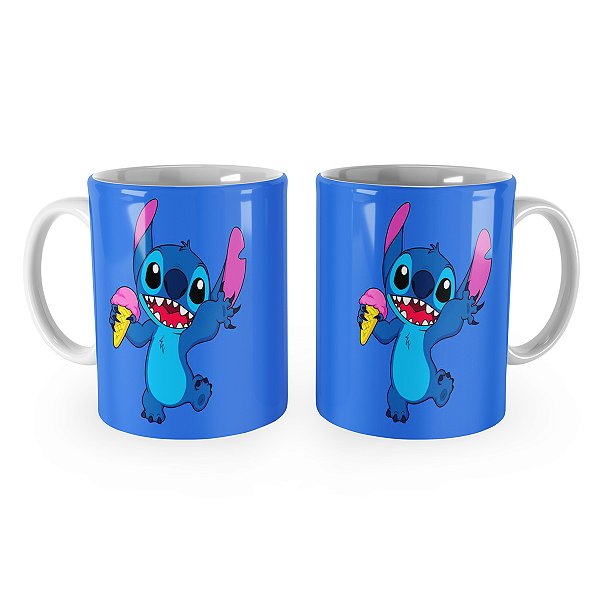 Caneca Lilo Stitch Disney Sorvete