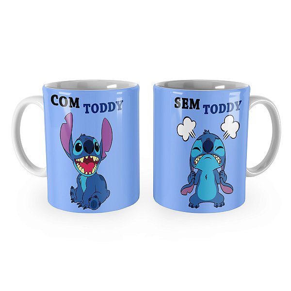 Caneca Lilo Stitch Com Toddy Sem Toddy
