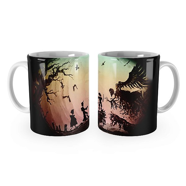 Caneca Harry Potter Criação Relíquias da Morte Mod 3