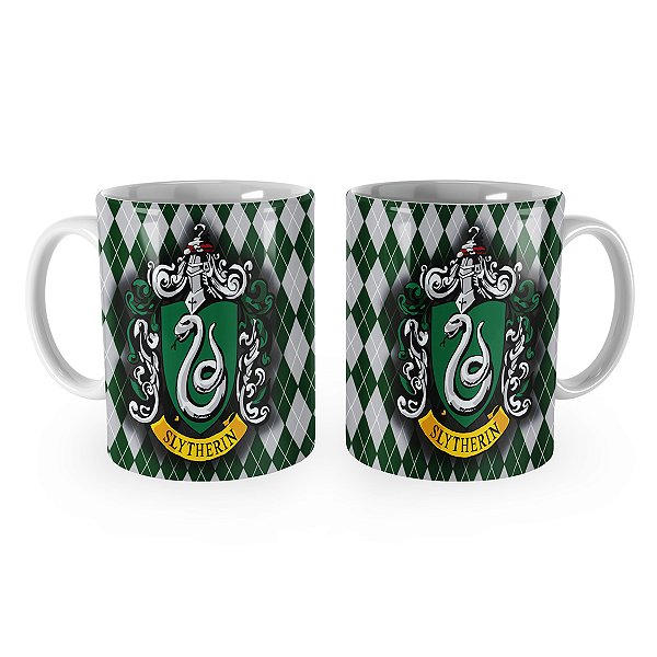 Caneca Harry Potter Brasão Sonserina