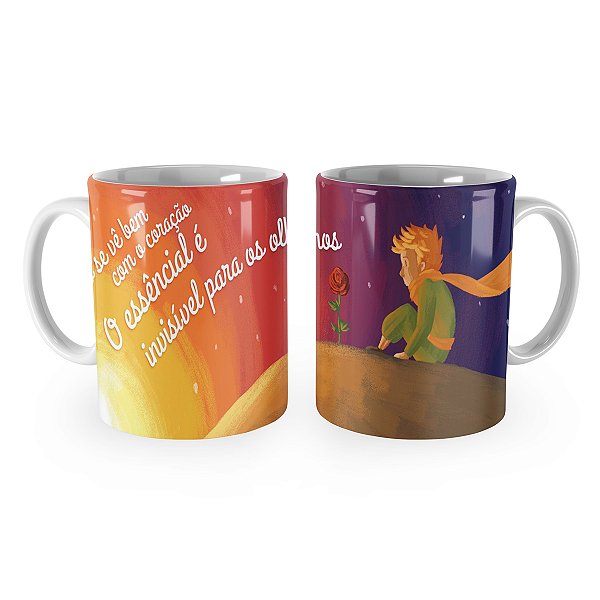 Caneca O Pequeno Príncipe Le Petit Prince Mod 8