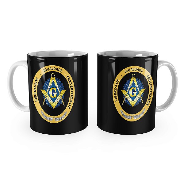 Caneca Maçonaria Maçom Igualdade