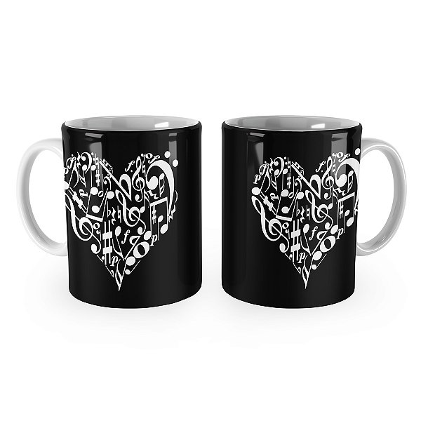 Caneca Símbolos Musicais Mod 4