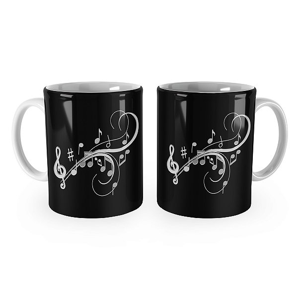 Caneca Símbolos Musicais Mod 5
