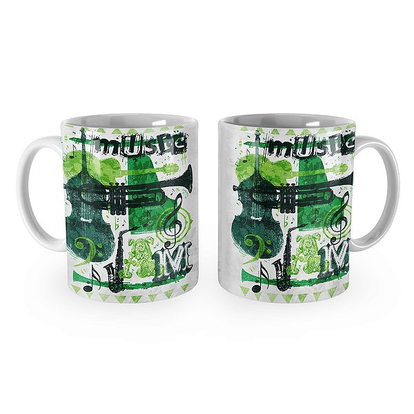 Caneca Símbolos Musicais Mod 7