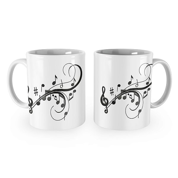 Caneca Símbolos Musicais Mod 8