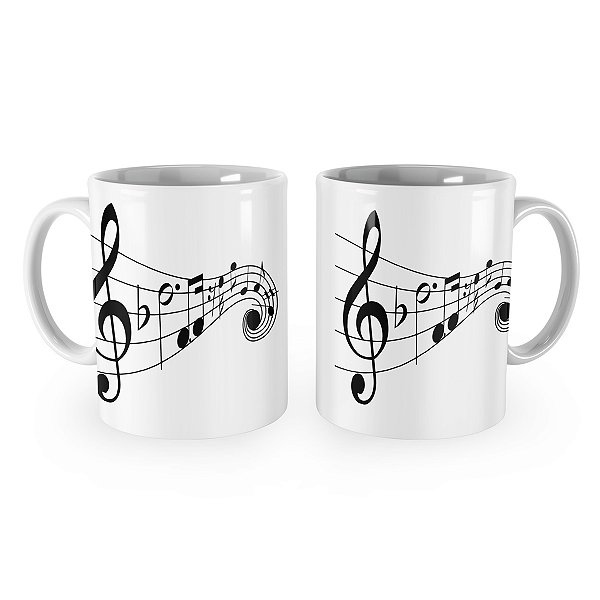 Caneca Símbolos Musicais Mod 10