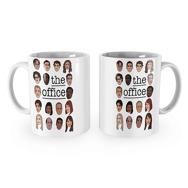 Caneca The Office Personagens Cartoon