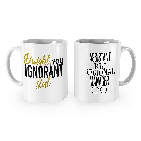 Caneca The Office Dwight Ignorant Slut