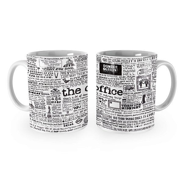 Caneca The Office Citações Frases Famosas Mod 2