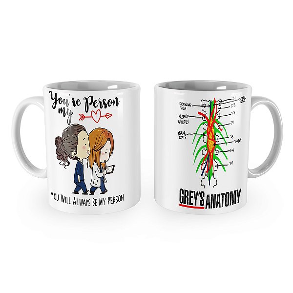 Caneca Greys Anatomy Seriado Mod 13