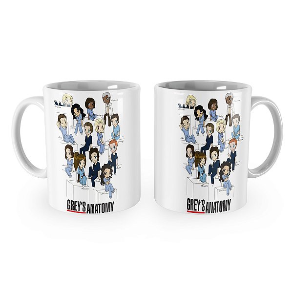Caneca Greys Anatomy Personangens Mod 6