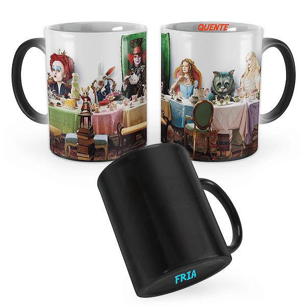 Caneca Mágica Alice No País das Maravilhas Banquete