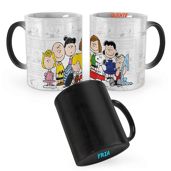 Caneca Mágica Turma do Snoopy