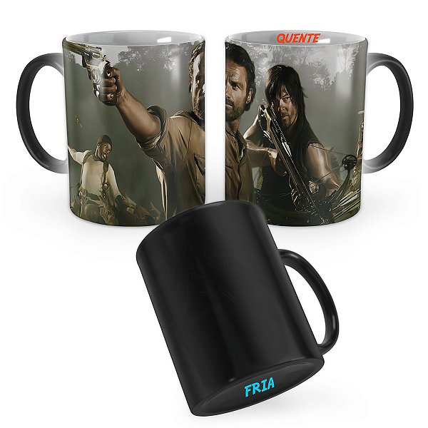 Caneca Mágica The Walking Dead Rick Daryl