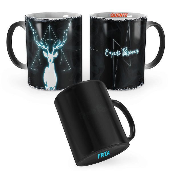 Caneca Mágica Harry Potter Expecto Patronum