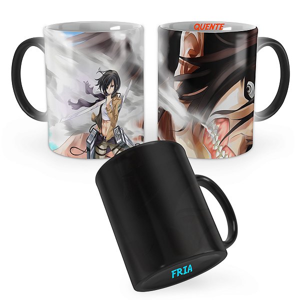 Caneca Mágica Shingeki no Kyojin Attack on Titan