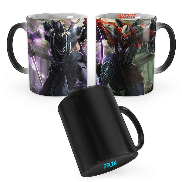 Caneca Mágica LOL Shen e Zed