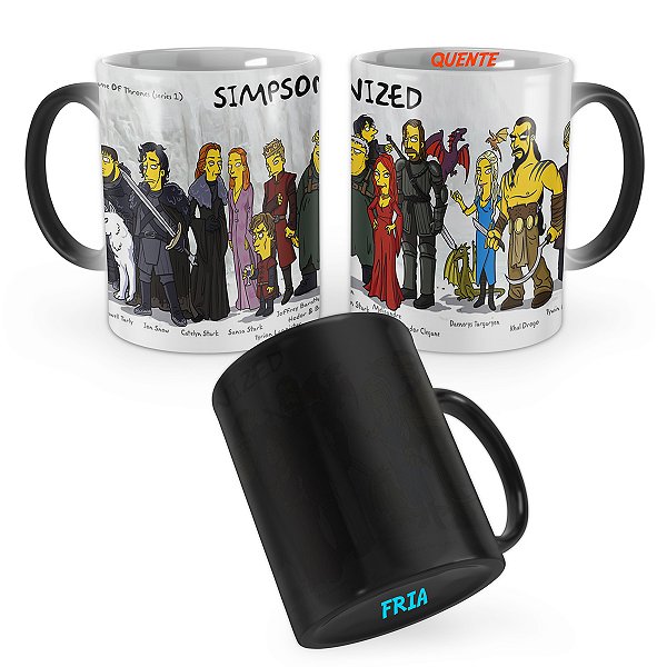 Caneca Mágica Game of Thrones 1 Temp Simsonizado