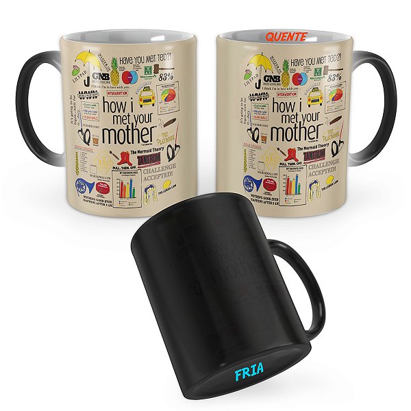 Caneca Mágica How I Met Your Mother Quotes Citações Mod 2