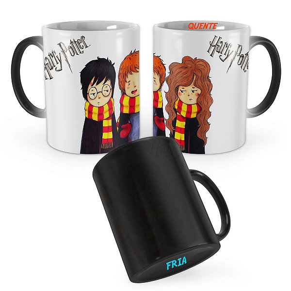 Caneca Mágica Harry Potter Cartoon Desenho