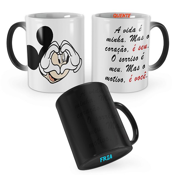 Caneca Mágica Presente Namorados Mickey Mod 2