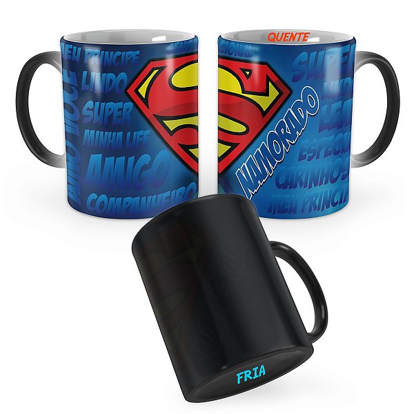 Caneca Mágica Namorado Super Homem