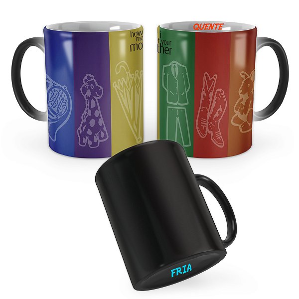 Caneca Mágica How I Met Your Mother Cores