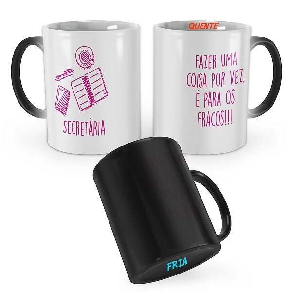 Caneca Mágica Secretária Presente