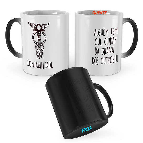 Caneca Mágica Contabilidade Contador Presente
