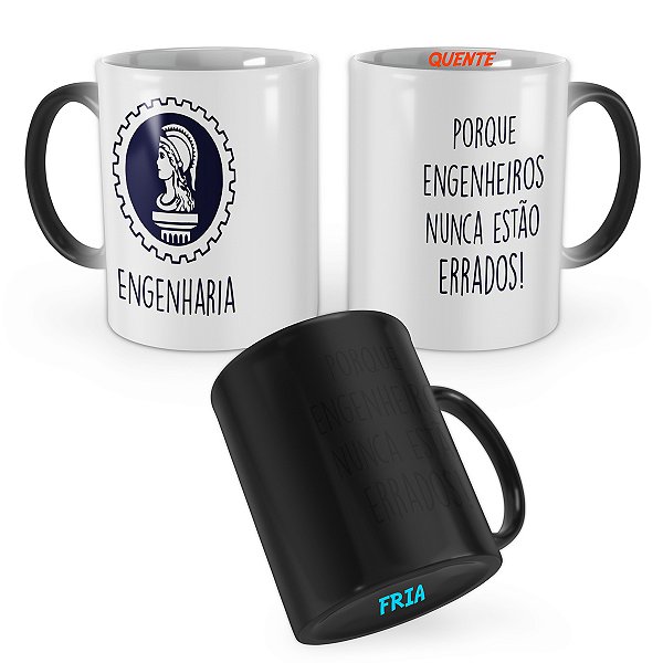 Caneca Mágica Engenharia Engenheiro Presente
